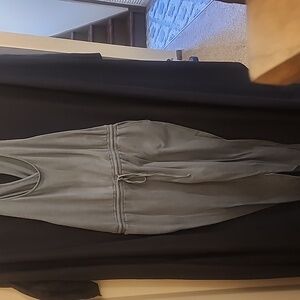 Worn Once Gray Romper. Nice Sinch Tie In The Middle